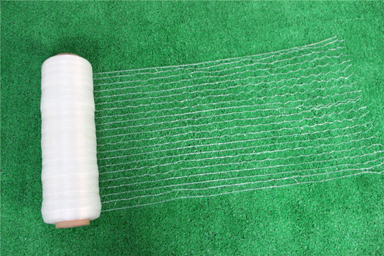 1.63m 64 بوصة Hay Silage Baler Wrap Round Stretch Pallet Netting Wrap 8gsm