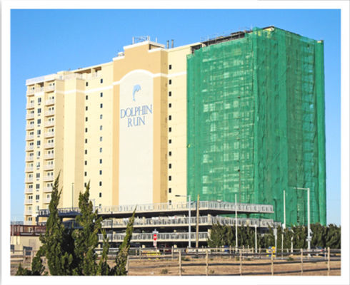 120gsm سقالة شبكية سقالة خضراء بيضاء 2 م × 50 م 3 م × 50 م 1 م × 50 م