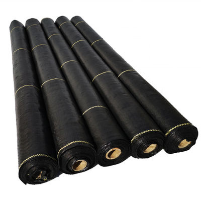 حصيرة مكافحة الحشائش التجارية الصف تحت القماش العشب العشب مكافحة الجذر 100gsm